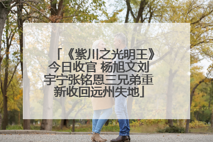 《紫川之光明王》今日收官 杨旭文刘宇宁张铭恩三兄弟重新收回远州失地