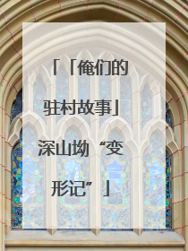 「俺们的驻村故事」深山坳“变形记”