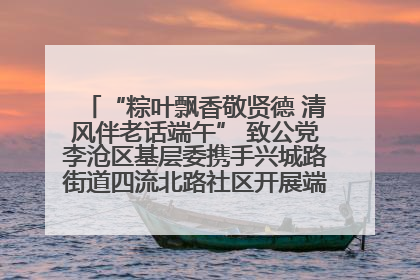 “粽叶飘香敬贤德 清风伴老话端午” 致公党李沧区基层委携手兴城路街道四流北路社区开展端午节主题活动