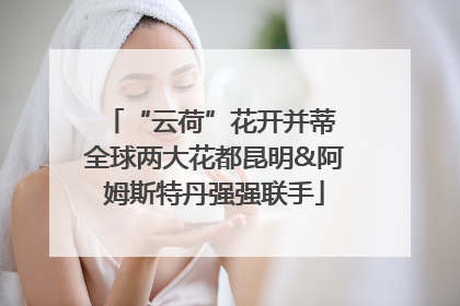“云荷”花开并蒂 全球两大花都昆明&阿姆斯特丹强强联手