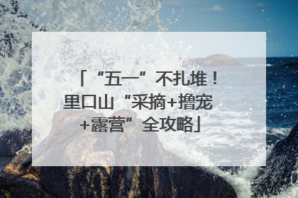 “五一”不扎堆！里口山“采摘+撸宠+露营”全攻略