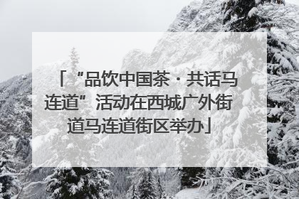 “品饮中国茶・共话马连道”活动在西城广外街道马连道街区举办