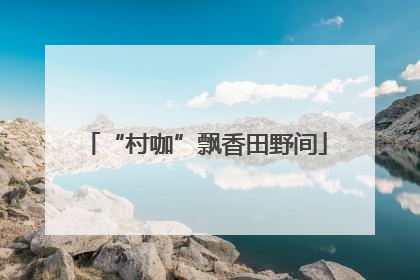 “村咖”飘香田野间