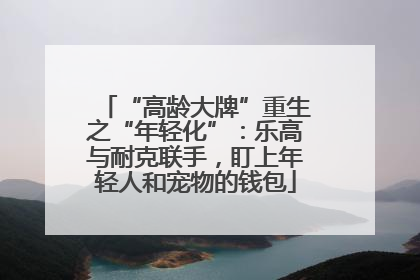“高龄大牌”重生之“年轻化”：乐高与耐克联手，盯上年轻人和宠物的钱包