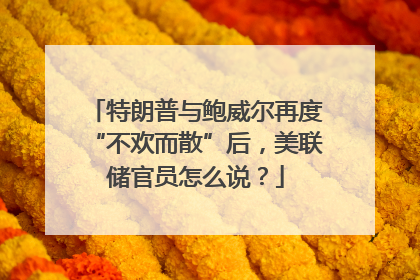 特朗普与鲍威尔再度“不欢而散”后，美联储官员怎么说？