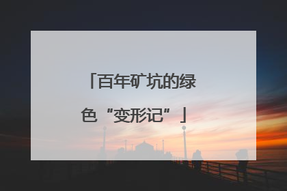 百年矿坑的绿色“变形记”