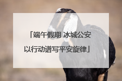 端午假期 冰城公安以行动谱写平安旋律