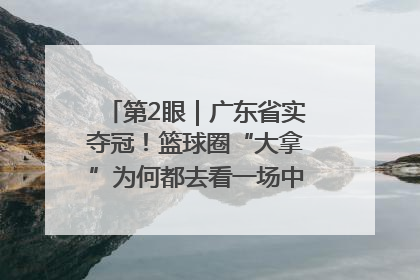 第2眼｜广东省实夺冠！篮球圈“大拿”为何都去看一场中学生比赛？