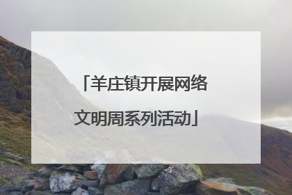 羊庄镇开展网络文明周系列活动