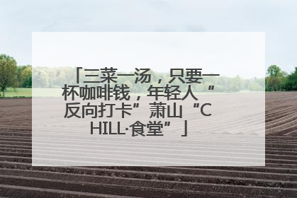 三菜一汤，只要一杯咖啡钱，年轻人“反向打卡”萧山“CHILL·食堂”