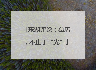 东湖评论：葛店，不止于“光”