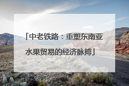 中老铁路：重塑东南亚水果贸易的经济脉搏