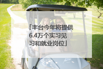 丰台今年将提供6.4万个实习见习和就业岗位