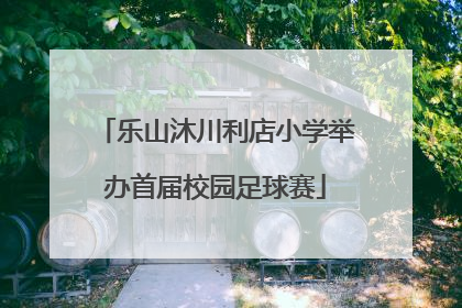 乐山沐川利店小学举办首届校园足球赛