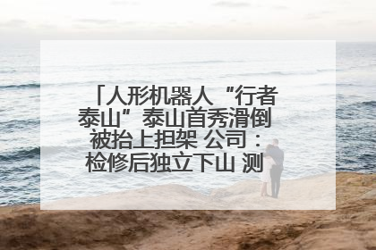 人形机器人“行者泰山”泰山首秀滑倒被抬上担架 公司：检修后独立下山 测试就是为暴露问题