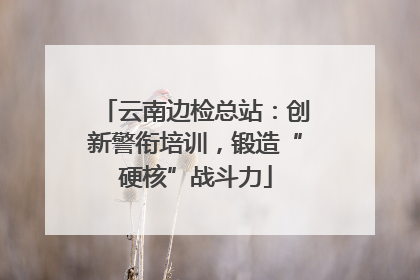 云南边检总站：创新警衔培训，锻造“硬核”战斗力
