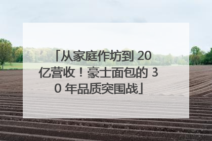 从家庭作坊到 20 亿营收！豪士面包的 30 年品质突围战