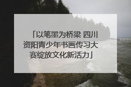 以笔墨为桥梁 四川资阳青少年书画传习大赛绽放文化新活力