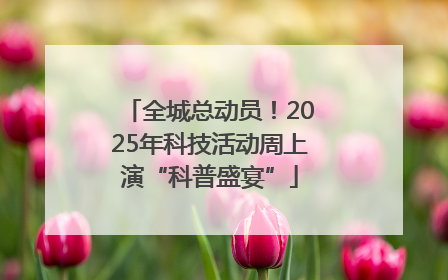 全城总动员！2025年科技活动周上演“科普盛宴”
