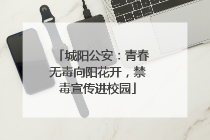 城阳公安：青春无毒向阳花开，禁毒宣传进校园