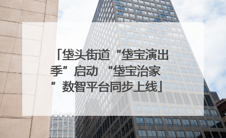 垡头街道“垡宝演出季”启动 “垡宝治家”数智平台同步上线