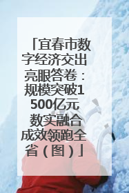宜春市数字经济交出亮眼答卷：规模突破1500亿元 数实融合成效领跑全省（图）