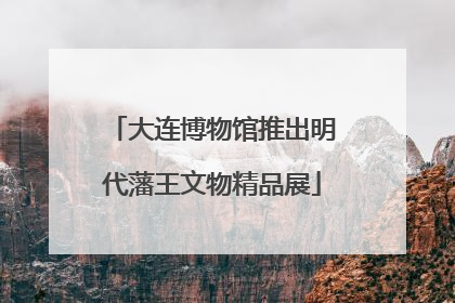 大连博物馆推出明代藩王文物精品展