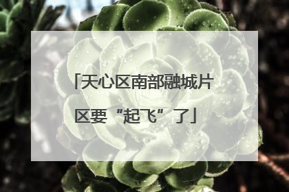 天心区南部融城片区要“起飞”了