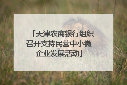 天津农商银行组织召开支持民营中小微企业发展活动