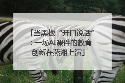 当黑板“开口说话”：一场AI课件的教育创新在蒸湘上演