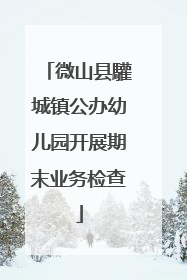 微山县驩城镇公办幼儿园开展期末业务检查