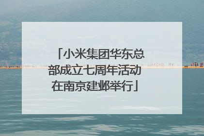 小米集团华东总部成立七周年活动在南京建邺举行