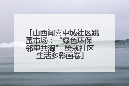山西闻喜中城社区跳蚤市场：“绿色环保 邻里共淘” 绘就社区生活多彩画卷