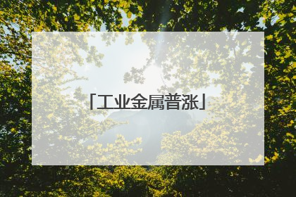 工业金属普涨