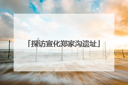 探访宣化郑家沟遗址