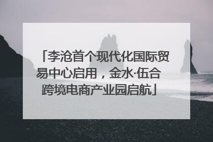 李沧首个现代化国际贸易中心启用，金水·伍合跨境电商产业园启航