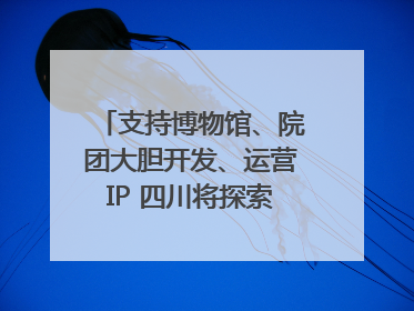 支持博物馆、院团大胆开发、运营IP 四川将探索建立新的收入分配激励机制｜新闻发布最前线