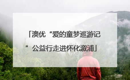 澳优“爱的童梦巡游记”公益行走进怀化溆浦
