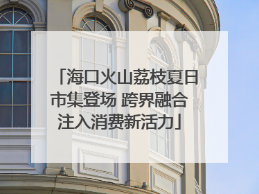 海口火山荔枝夏日市集登场 跨界融合注入消费新活力