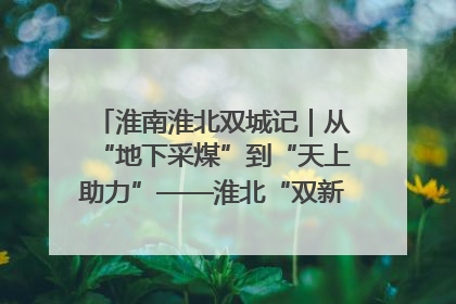 淮南淮北双城记｜从“地下采煤”到“天上助力”——淮北“双新”产业突围记