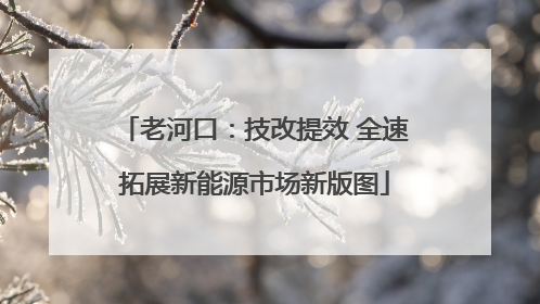 老河口：技改提效 全速拓展新能源市场新版图