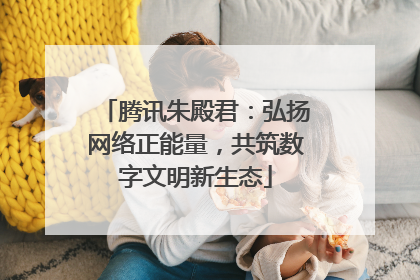 腾讯朱殿君：弘扬网络正能量，共筑数字文明新生态