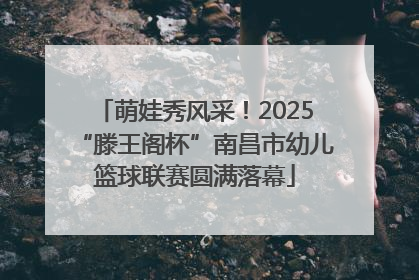 萌娃秀风采！2025“滕王阁杯”南昌市幼儿篮球联赛圆满落幕