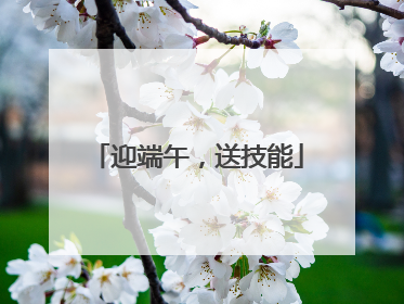 迎端午，送技能
