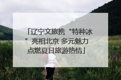 辽宁文旅携“特种冰”亮相北京 多元魅力点燃夏日旅游热情