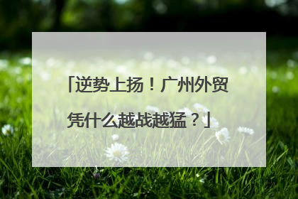 逆势上扬！广州外贸凭什么越战越猛？