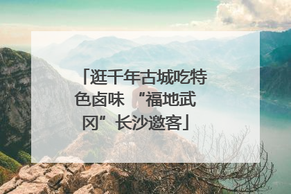 逛千年古城吃特色卤味 “福地武冈”长沙邀客