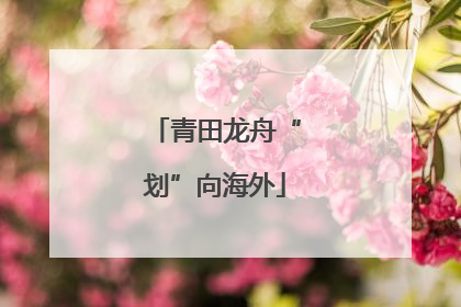 青田龙舟“划”向海外