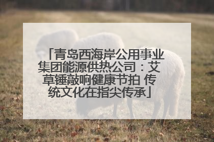 青岛西海岸公用事业集团能源供热公司：艾草锤敲响健康节拍 传统文化在指尖传承
