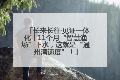 长来长往·见证一体化丨11个月“智慧渔场”下水，这就是“通州湾速度”！